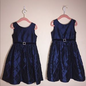 Sweet Heart Rose Navy Sleeveless Special Dress